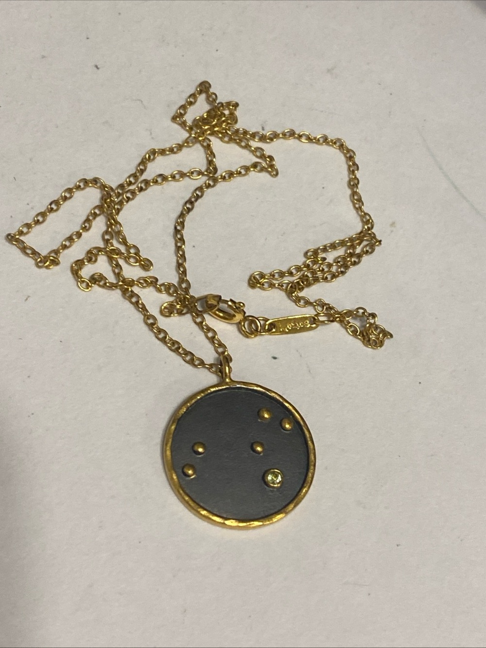 SATYA Zodiac Leo Necklace 18k Gold Plate 18” Inch